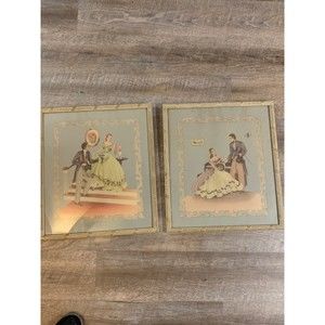 Vintage Jane Austin 1940’s Lithograph framed in original frames